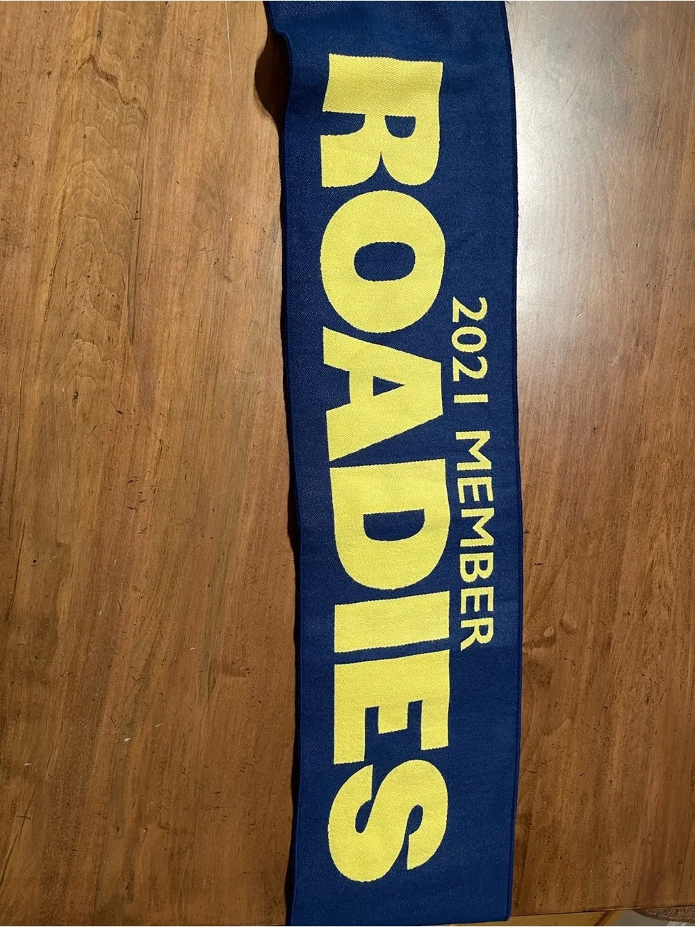 Nashville SC “Roadies” Yellow and Navy Nashville Fan Scarf